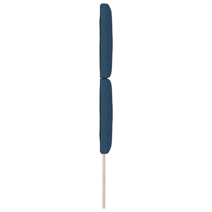 Hoofdbord Blauw 80 cm Stof