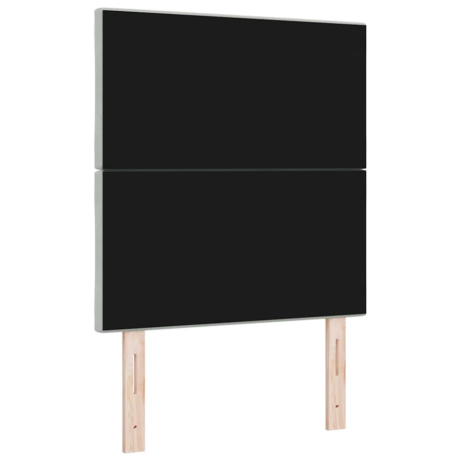 Hoofdbord Lichtgrijs 80 cm Fluweel