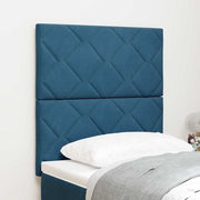 Hoofdbord 80 cm fluweel donkerblauw