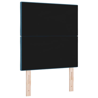 Hoofdbord Donkerblauw 80 cm Fluweel