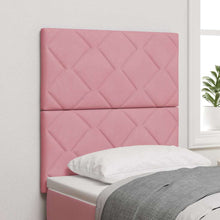 Hoofdbord met hoofdeinde Roze 80 cm Fluweel