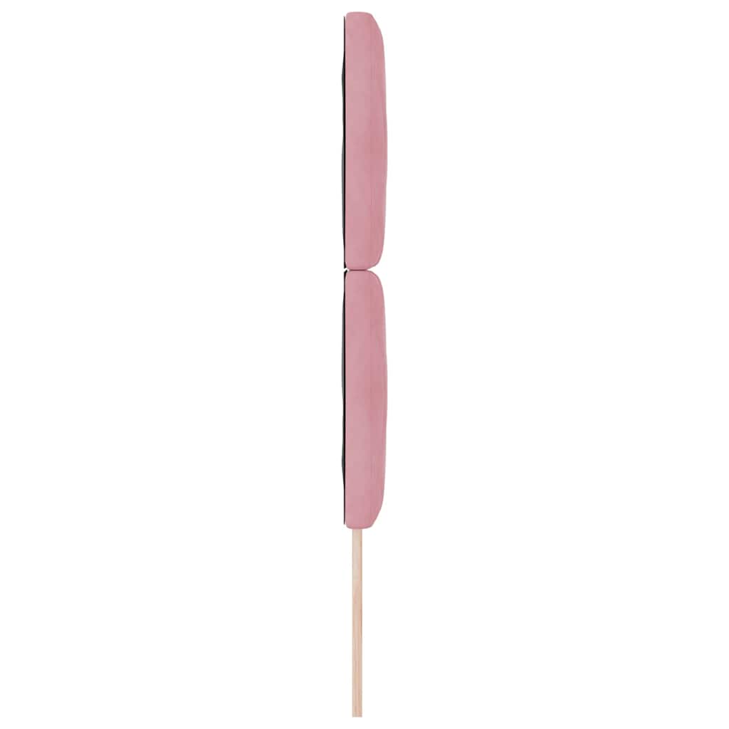 Hoofdbord met hoofdeinde Roze 80 cm Fluweel
