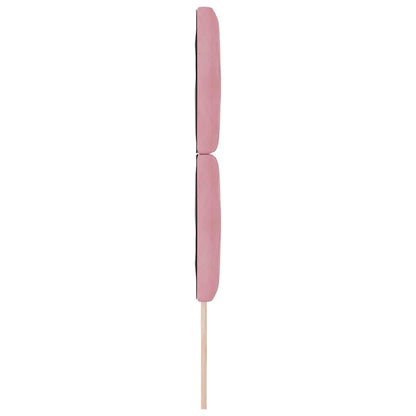 Hoofdbord met hoofdeinde Roze 80 cm Fluweel