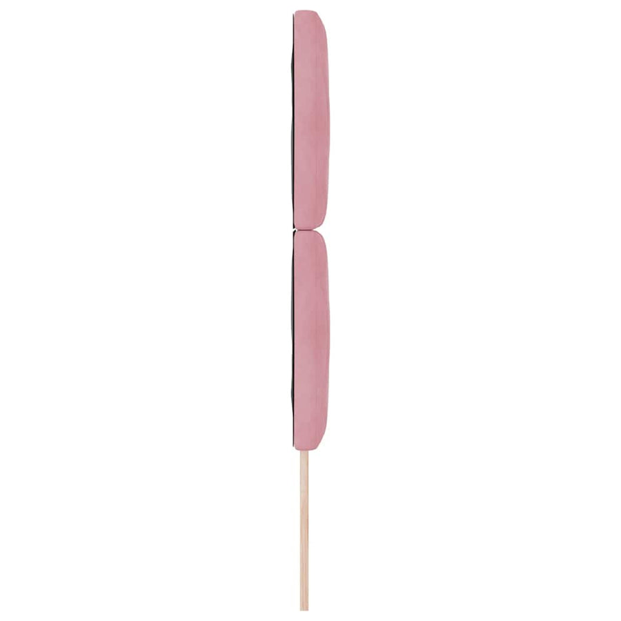 Hoofdbord met hoofdeinde Roze 80 cm Fluweel