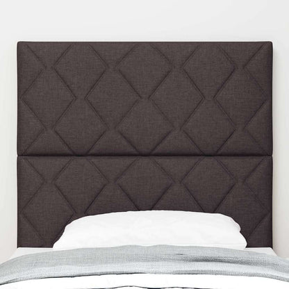 Hoofdbord Donkerbruin 90 cm Stof