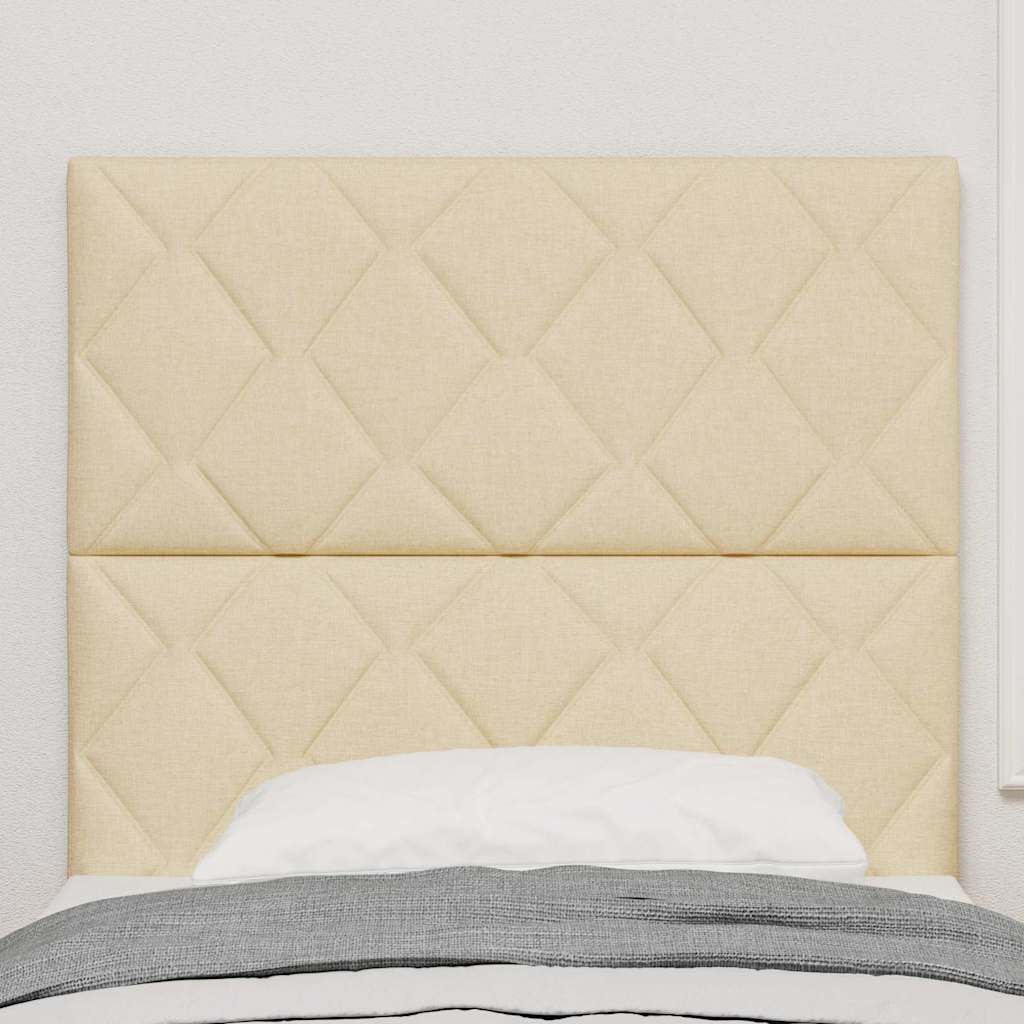Hoofdbord Crème 90 cm Stof