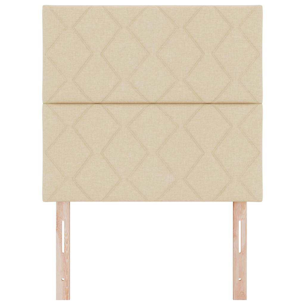 Hoofdbord Crème 90 cm Stof