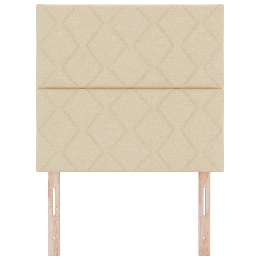 Hoofdbord Crème 90 cm Stof