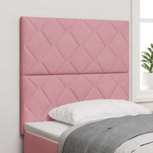 Hoofdbord met hoofdeinde Roze 90 cm Fluweel