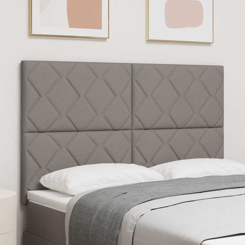 Hoofdbord Taupe Stof