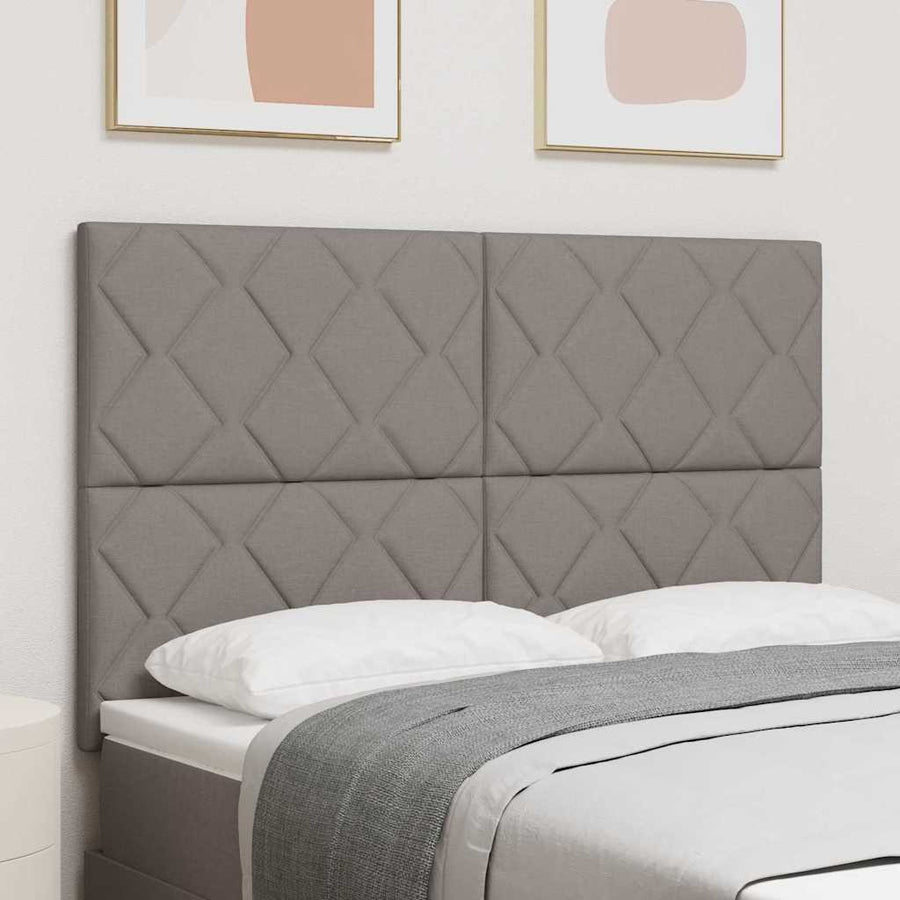 Hoofdbord Taupe Stof
