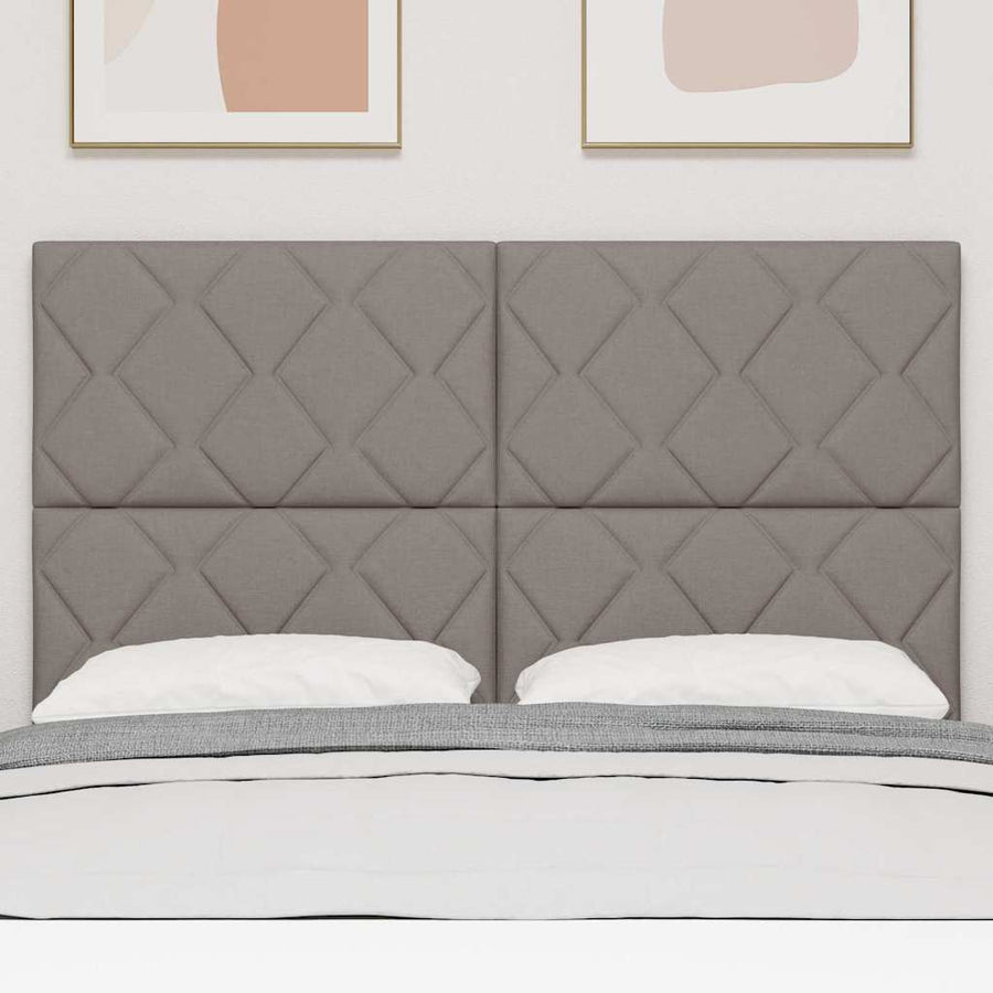 Hoofdbord Taupe Stof