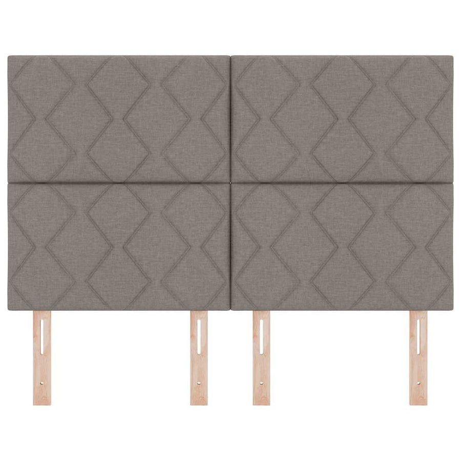 Hoofdbord Taupe Stof