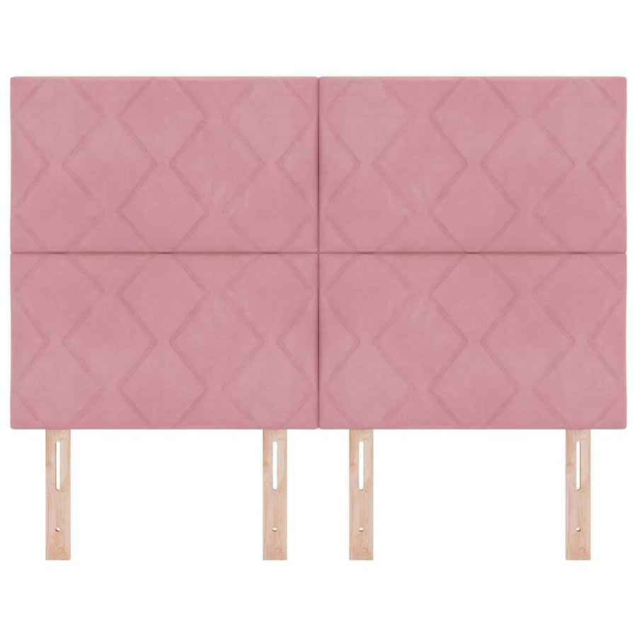 Hoofdbord Roze 144 cm Fluweel