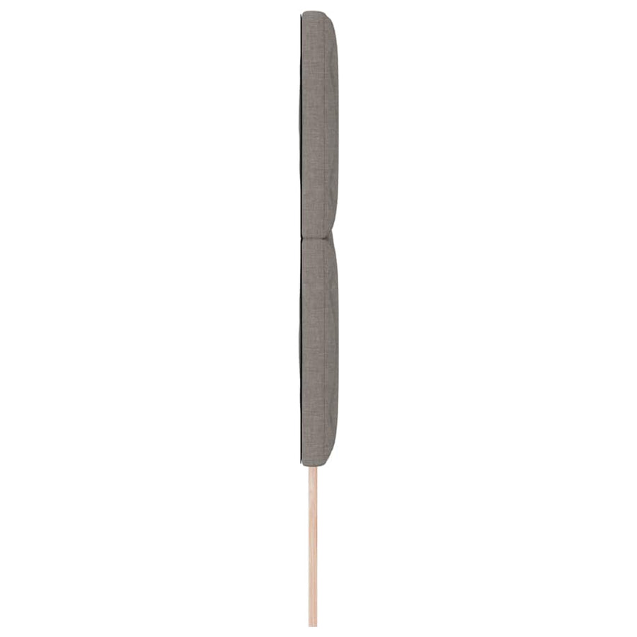 Hoofdbord Taupe 160 cm Stof