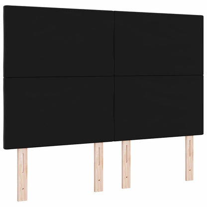 Hoofdbord Zwart 160 cm Fluweel