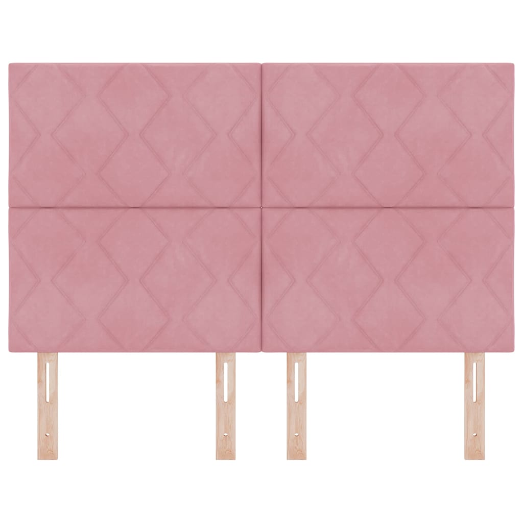 Hoofdbord Roze 160 cm Fluweel