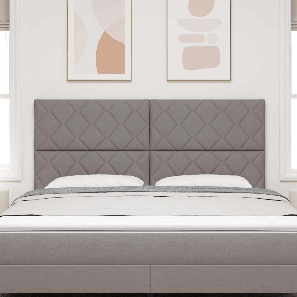 Hoofdbord Taupe Stof