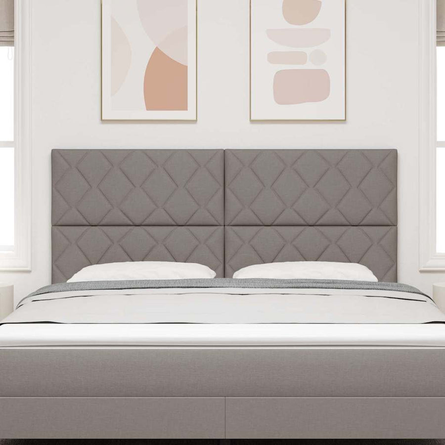 Hoofdbord Taupe Stof