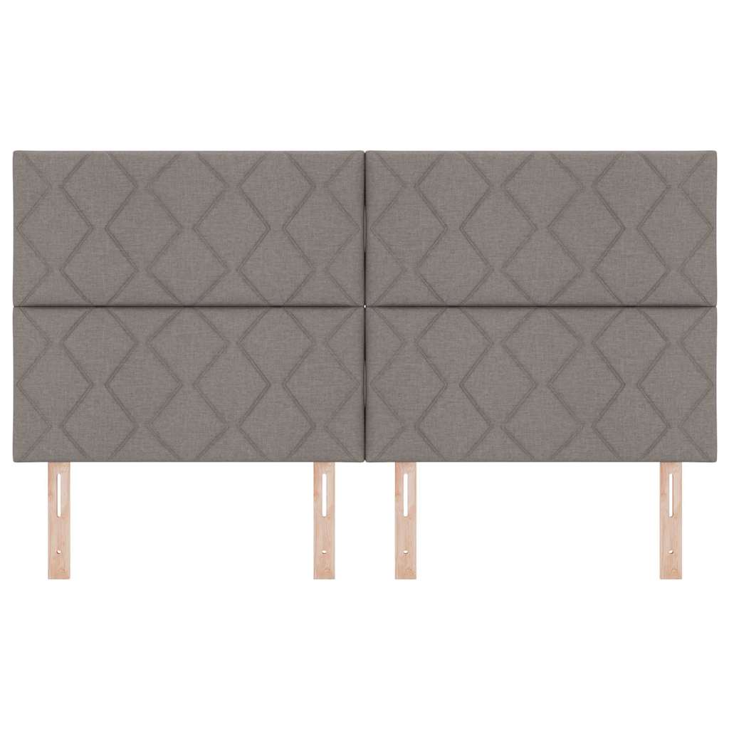 Hoofdbord Taupe Stof