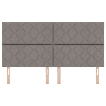 Hoofdbord Taupe Stof