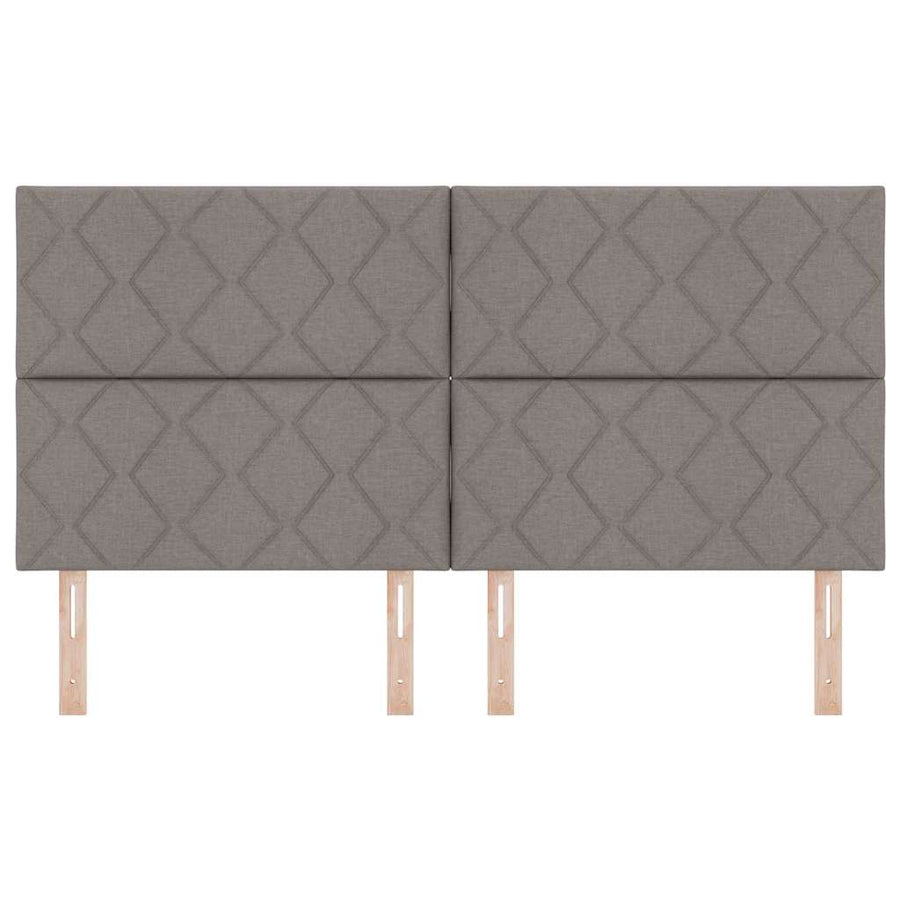 Hoofdbord Taupe Stof