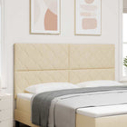 Hoofdbord 180 cm stof crème