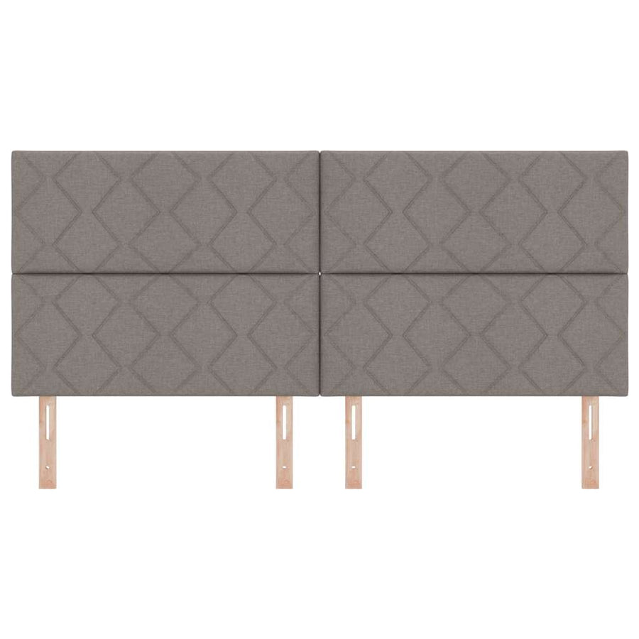 Hoofdbord Taupe Stof