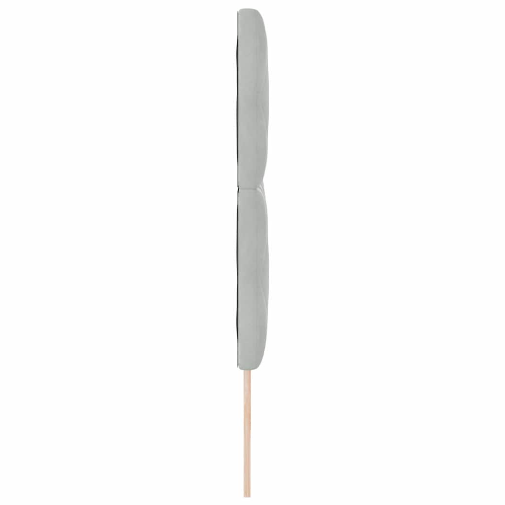 Hoofdbord Lichtgrijs 200 cm Fluweel