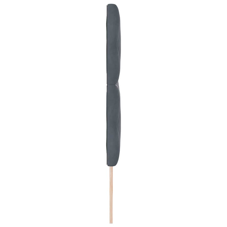 Hoofdbord Donkergrijs 200 cm Fluweel