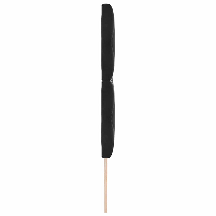 Hoofdbord Zwart 200 cm Fluweel