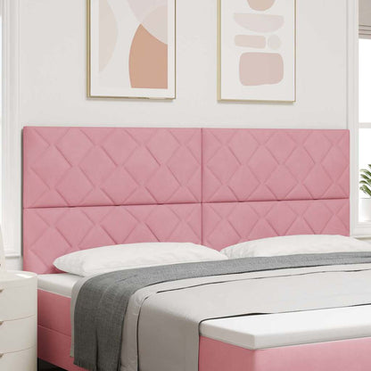 Hoofdbord Roze 200 cm Fluweel