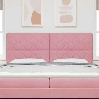 Hoofdbord Roze 200 cm Fluweel
