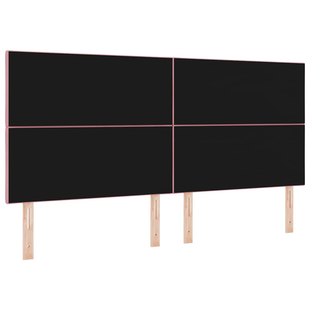Hoofdbord Roze 200 cm Fluweel
