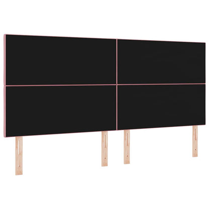 Hoofdbord Roze 200 cm Fluweel