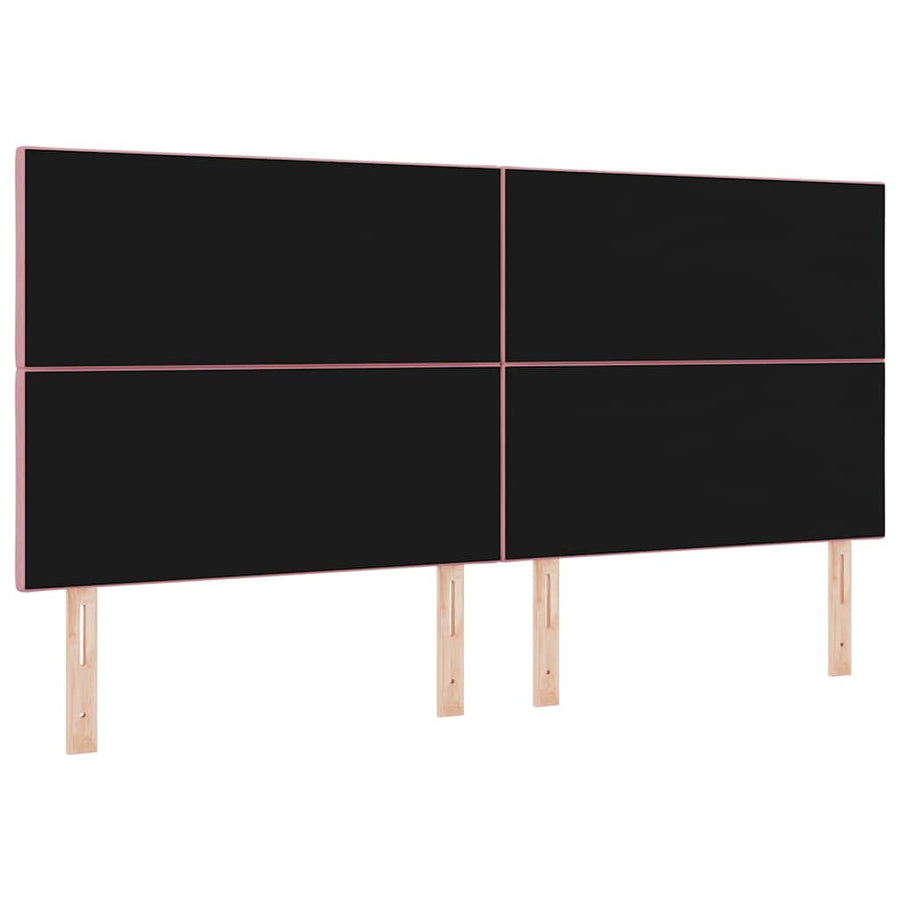 Hoofdbord Roze 200 cm Fluweel