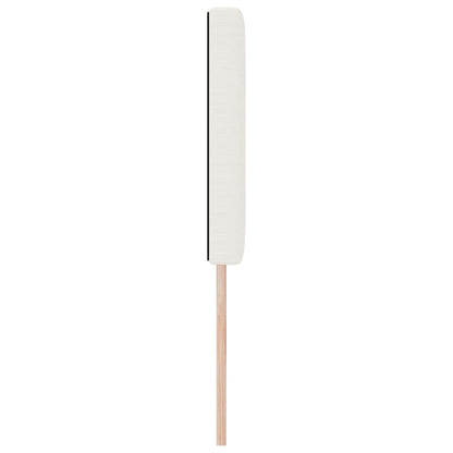 LED Hoofdbord met LED-stripverlichting Crème 160 cm Katoen Stof