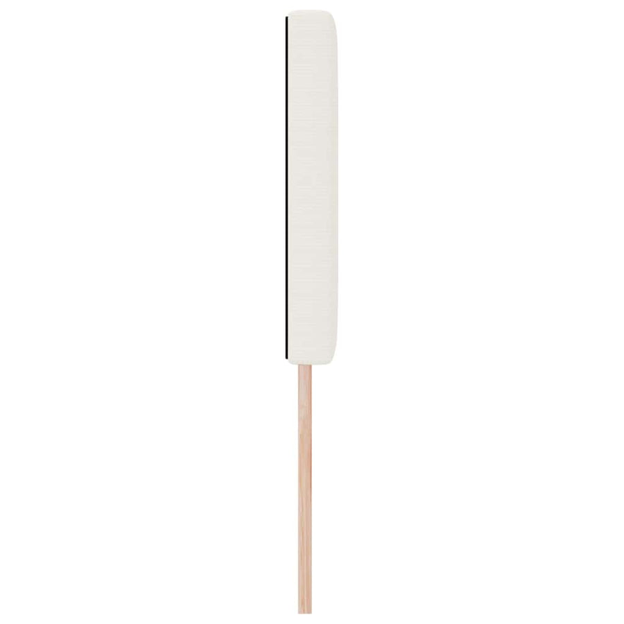 LED Hoofdbord met LED-stripverlichting Crème 160 cm Katoen Stof