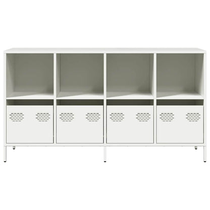 Dressoir 135x39x73,5 cm koudgewalst staal wit