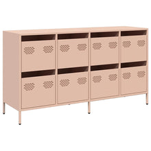 Dressoir 135x39x73,5 cm koudgewalst staal roze