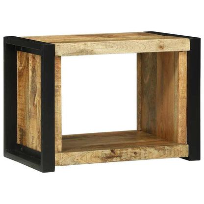 Badkamermeubelset Met Plank 4 Pcs Bruin Massief Mango Hout massief mangohout
