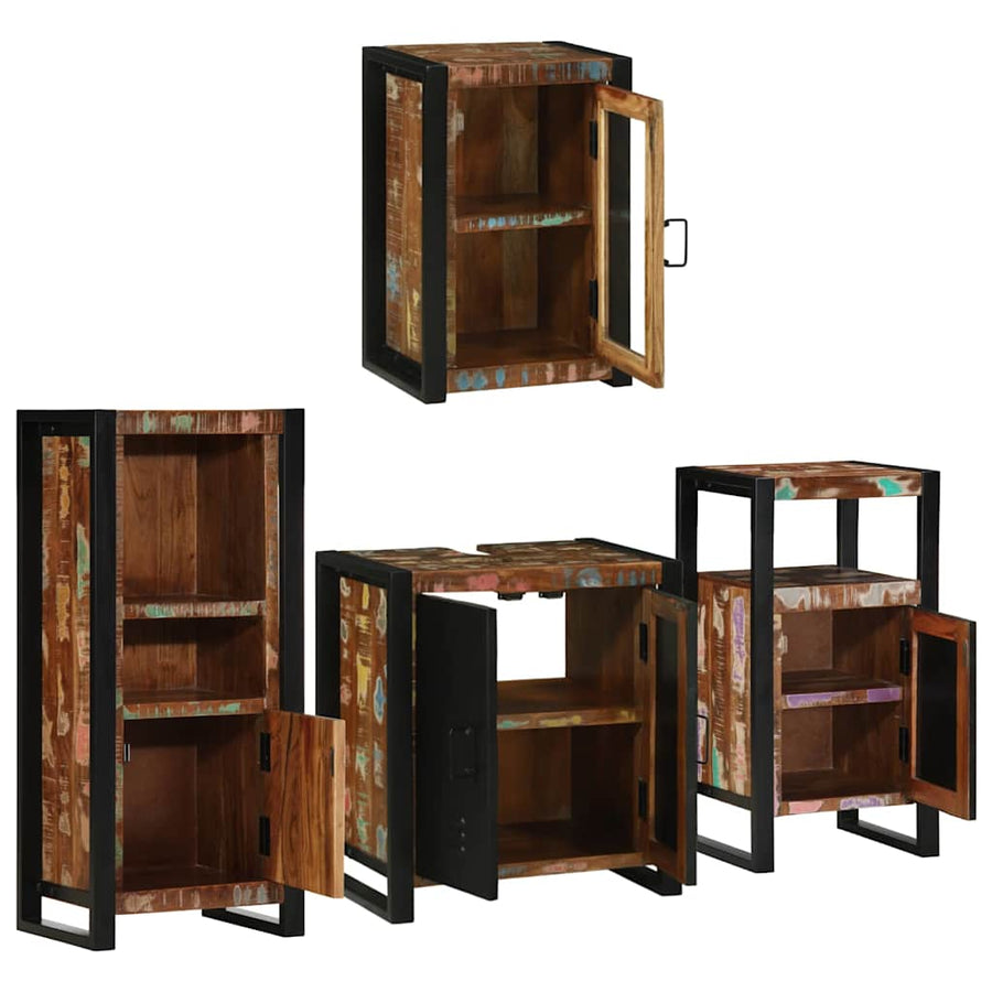 Badkamermeubelset 4 Pcs Multikleur