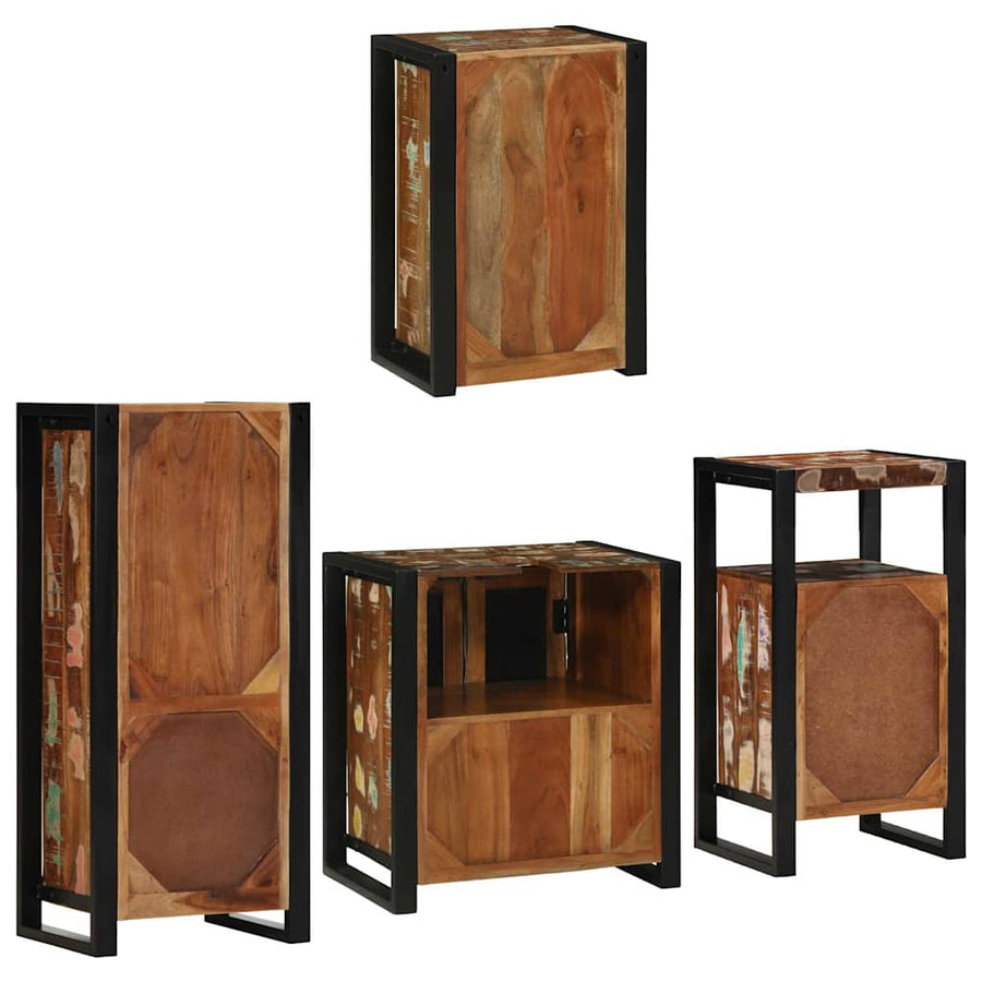 Badkamermeubelset 4 Pcs Multikleur