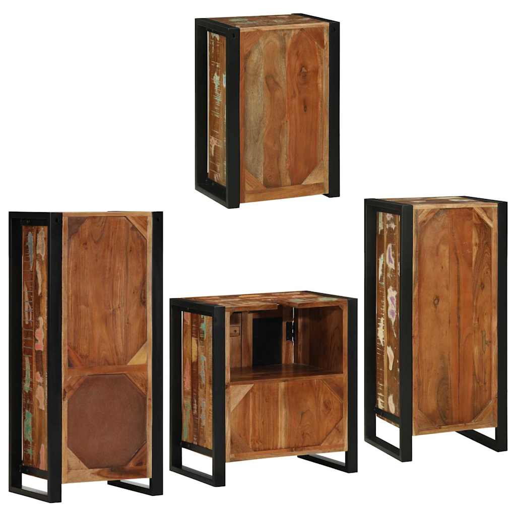 Badkamermeubelset 4 Pcs Multikleur