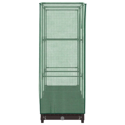 Plantenbak verhoogd met kashoes 80x40x123 cm rattanlook