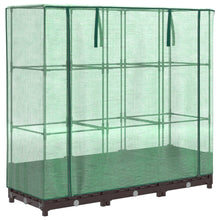 Plantenbak verhoogd met kashoes 120x40x123 cm rattanlook