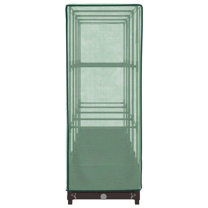 Plantenbak verhoogd met kashoes 160x40x123 cm rattanlook