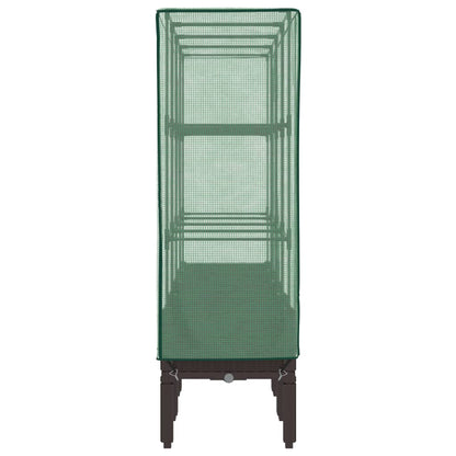 Plantenbak verhoogd met kashoes 160x40x140 cm rattanlook