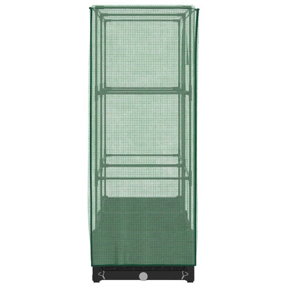 Plantenbak verhoogd met kashoes 80x40x123 cm rattanlook