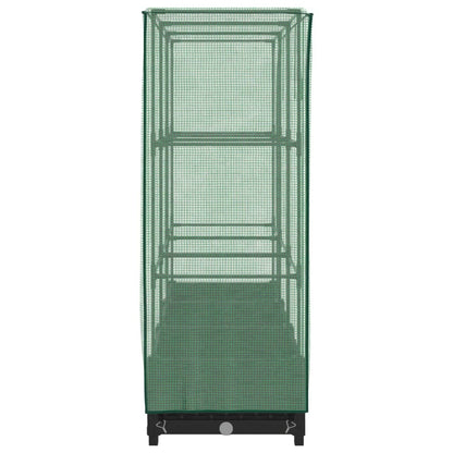 Plantenbak verhoogd met kashoes 120x40x123 cm rattanlook